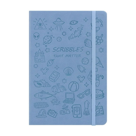 A5 Student Softcover Notebook Cute Cartoons Embossed for Work Study
