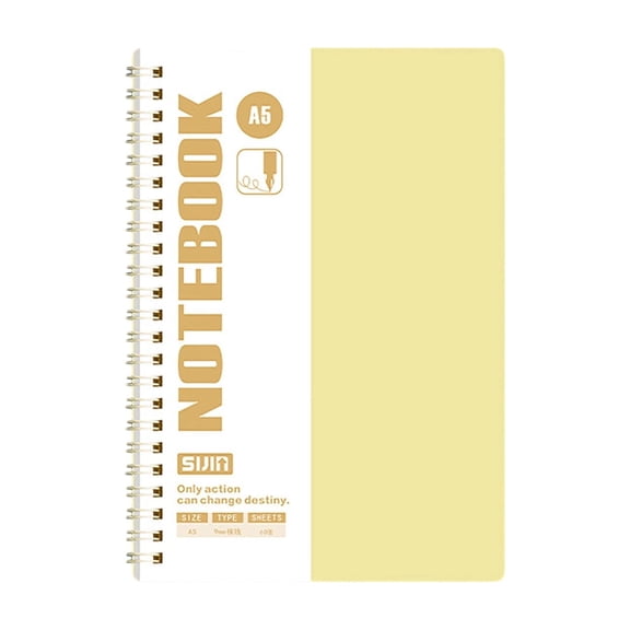 A5 Thick Notebook Lined Journal Notepad For Campus Student Diary Writing
