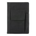 thumbnail image 1 of A5 Thick Notebook with Pocket, Leather Cover Writing Journal for Men Women, Heavy-Duty Pages Notepad with Bookmark, Portable Office Notepad for Home Business School Travel, 1 of 8