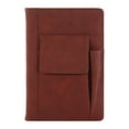 thumbnail image 1 of A5 Thick Notebook with Pocket, Leather Cover Writing Journal for Men Women, Heavy-Duty Pages Notepad with Bookmark, Portable Office Notepad for Home Business School Travel, 1 of 8