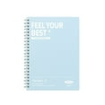thumbnail image 1 of A5 Thickened Coil Notebook, Colorful Plastic Cover, 60 Sheets Writing Paper, Student & Professional Use, 9mm Grid Layout, Functional Design with Date & Page Sections for Organized Notes, 1 of 6