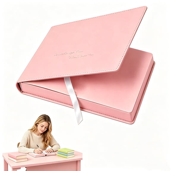 A5 Thickened Hardcover Notebook, 720 Pages PU Leather Journal for Notes, Planning, Journaling, Study, Work and Daily Writing