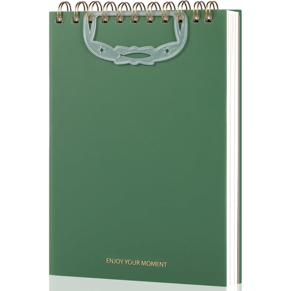 A5 Top Spiral Notebook, Steno Pads College Ruled Notebook,160 Pages