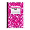 thumbnail image 1 of A5 Wide Ruled Notebook, 30 Sheets 60 Pages Stitched Journal with Marble Pattern Cover, Weekly Planner and Reference Pages, Rose Red, 1 of 5