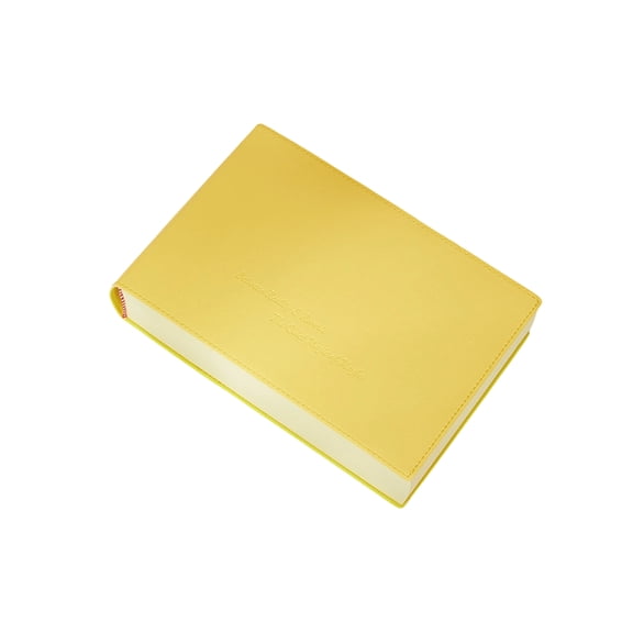 A5 Writing Journal, Hardcover Journal, School Supplies, Day by Day Journal, 8X6 Inch Yellow Notebook Hardcover with 360 Sheets 720 Pages, Functional for High School College