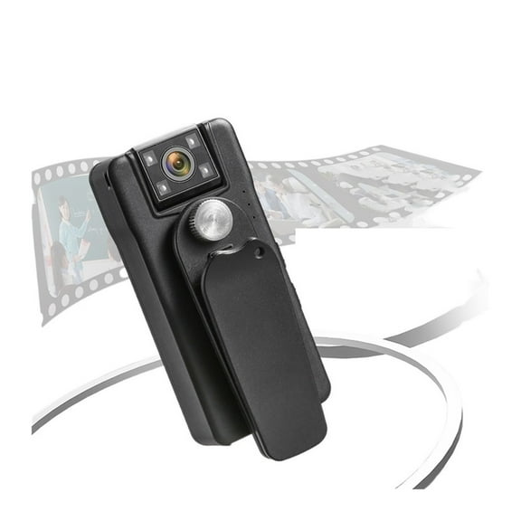 A50 Mini Camera Remote Control 150 Degrees Wide Angle Rotation Lens 1080P Bodycam with Rotating Back Clip ,Ultra HD