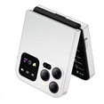 thumbnail image 1 of A50 Pro Flip Phone Dual SIM Card GSM Automatic Call Recording 2.4 Inch Screen Foldable Mobile Phones Type-C White, 1 of 8
