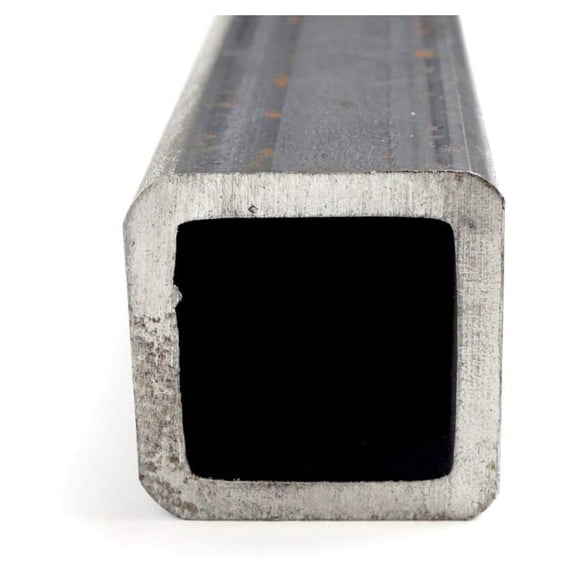 A500/A513 Carbon Steel Square Tubing, Hot Rolled, A-36, 3" Height, 1/4" Wall, 24" Length, TiaGOC