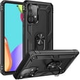 thumbnail image 1 of A52 5G Case, Samsung Galaxy A52 4G/5G Case Military Grade Protective Samsung A52 5G Cases Cover with Ring Car Mount Kickstand for Samsung Galaxy A52 4G/5G - Black, 1 of 12
