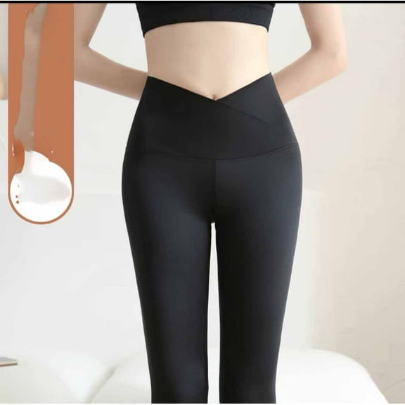 A5345 Women's Thin High-waisted Shark Skin Leggings