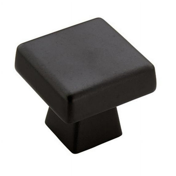 A55273 BBR Amerock Knob Bi-Fold Square Blackrock, Black Bronze