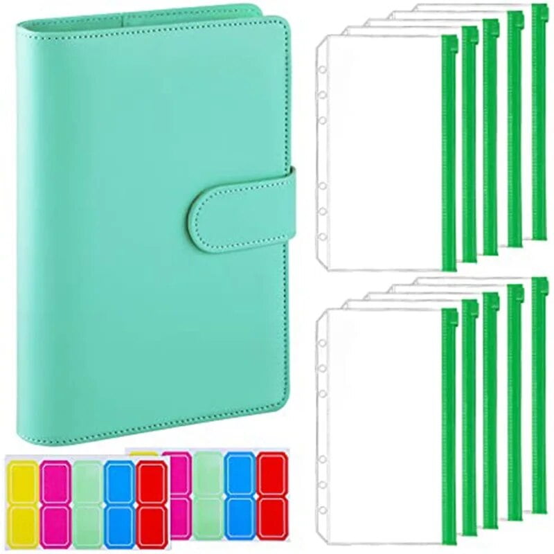 A6 Binder Budget Planner Notebook Covers Folder Colored 6 Hole Binder ...