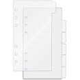 A6 Binder Dividers Planner Inserts 6 Tabs Clear 1mm Thick Divider ...