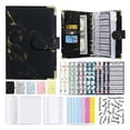 thumbnail image 1 of A6 Budget Financial Planner Notebook Loose Leaf Paper Binder Cover Journal Money Envelopes Organizer for Wallet Cash Saving, 1 of 6