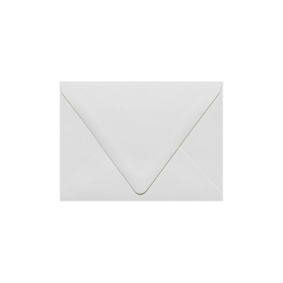 A6 Contour Flap Envelopes (4 3/4 x 6 1/2) - White - 100% Recycled (50 Qty.)