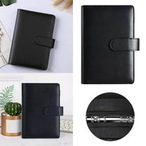 A6 Cover 5 X 7 6 Ring Pu Leather Notebook Cover Refillable A6 With Buckle Closure Filler Paper Loose Leaf Personal Planner Notebook Office&Craft&Stationery Easy To Use