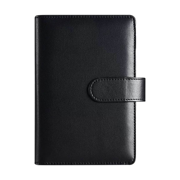 A6 Cover 5 X 7 6 Ring Pu Notebook Cover Refillable A6 With Buckle Closure Filler Paper Loose Leaf Personal Planner Notebook Office&Craft&Stationery Practical Home Decor