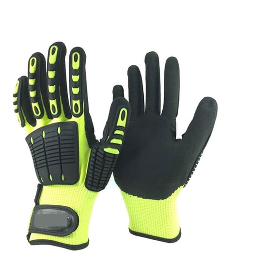 A6 Cut Level E Cut Resistant Safety Garden Work Glove Anti Vibration Mechanic Hand Protection Running Gloves Apply To Wood Carving, Carpentry And Knife Working ,Wear Resistant