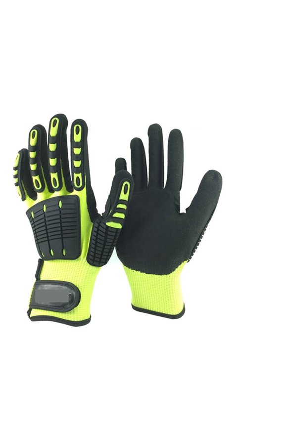 A6 Cut Level E Cut Resistant Safety Garden Work Glove Anti Vibration Mechanic Hand Protection Running Gloves Apply To Wood Carving, Carpentry And Knife Working ,Wear Resistant