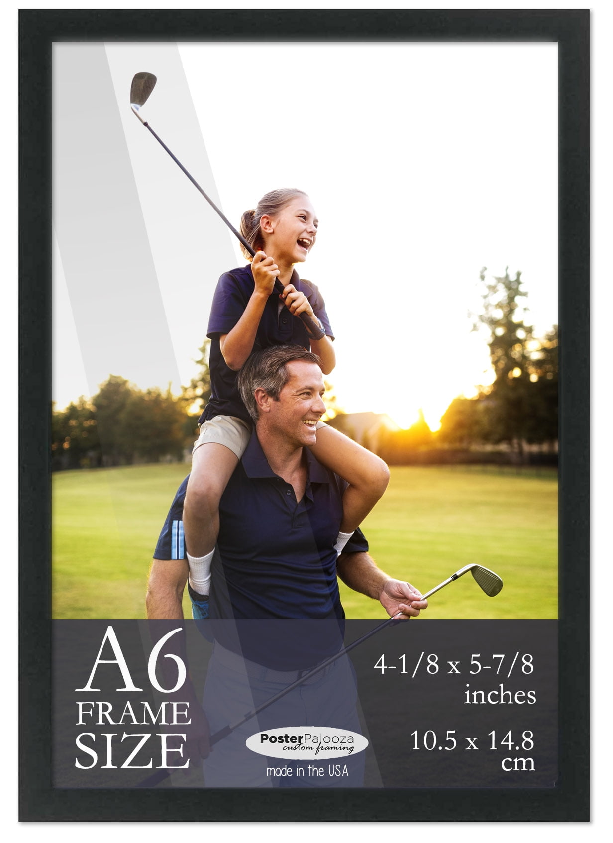 A6 Frame Black Modern Minimalist 4.25x6 Frame - Wood A6 Picture Frame ...