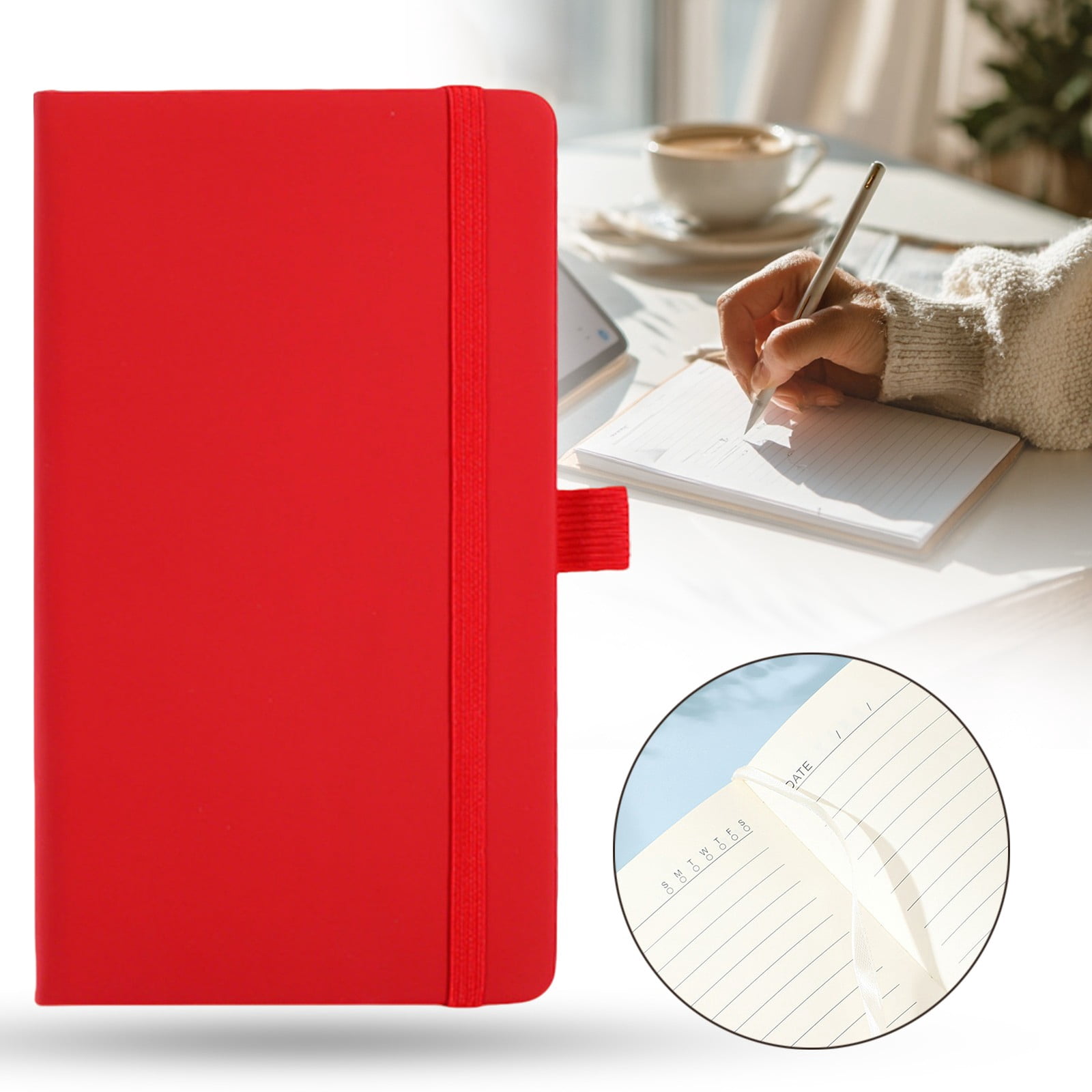 A6 Hardcover Ruled Lined Journal Notebook Bulk, Thick Paper Classic ...