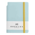 thumbnail image 1 of A6 Horizontal Thick Paper Notebook Notepad with Hard Leather Cover for Office Learning Notes Pocket Portable, 1 of 2