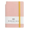 thumbnail image 1 of A6 Horizontal Thick Paper Notebook Notepad with Hard Leather Cover for Office Learning Notes Pocket Portable, 1 of 2