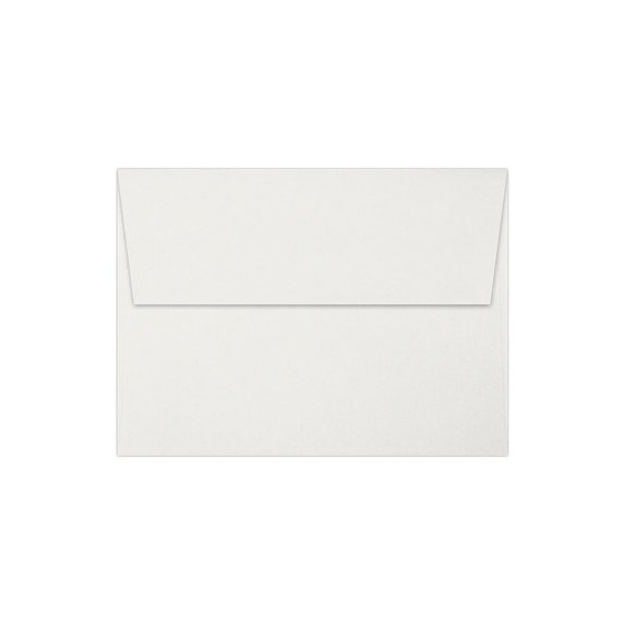 A6 Invitation Envelopes (4 3/4 x 6 1/2) 100% Cotton - Natural White - 100% Cotton (50 Qty.)