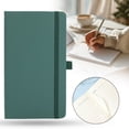 thumbnail image 1 of A6 Journal Notebook, Hardcover Business Classic Ruled Lined Journals, Portable Notebooks for Work Office Journaling and Class Daily Note Taking, 120 Gsm, 6.96 X 3.93 Inch (Blackish Green), 1 of 9
