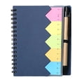 thumbnail image 1 of A6 Journal with Pen, Blue Notebook with Pen and Notepad 60 Sheets for Notes, By TINGXIN, 1 of 9