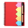 thumbnail image 1 of A6 Journal with Pen, Red Notebook with Pen and Notepad 60 Sheets for Journaling, By TINGXIN, 1 of 9