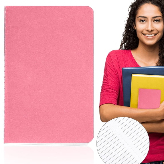 A6 Lined Notebook 30 Sheets 3.5 x 5.5 Inch, Portable Thick Paper Journal for Daily Notes & Work, 80 GSM Ruled Beige Page Notebook for Travel & Home Office, 60 Pages, By Preplabs