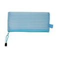thumbnail image 1 of A6 Mesh Zipper Pencil Pouch Multipurpose Storage Bag for Office Supplies Stationery, 1 of 9
