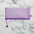 thumbnail image 1 of A6 Mesh Zipper Pencil Pouch Multipurpose Storage Bag for Office Supplies Stationery, 1 of 7