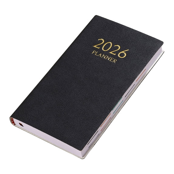 A6 Mini Notebook, Daily Planner Organizer, Travel Diary, Multifunctional Writing Journal, Ideal Gift for Students and Professionals