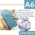 thumbnail image 1 of A6 Mini Notebook Organizer | Daily Planner Notebook | Portable Travel Diary | 128 Pages | 64 Sheets | 173x96mm | Writing Journal | Office Memo Book | Multifunction Refillable Agenda, 1 of 1