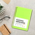 thumbnail image 1 of A6 Mini Password Book – Spiral Bound Pocket Notebook with Alphabetical Tabs (4.25x5.7in, Durable PP Cover), 1 of 6
