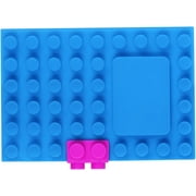 A6 Notebook Creative Building Block Designing Wear Resistant Convenient Unique 100 Pages Journal Refillable Notebook for Travel, Blue