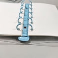 thumbnail image 1 of A6 Plastic PVC Notebook, Silver Round Ring Binder With Inner Pockets, Budget Journal Folder Organizer For Inserts Paper And Stickers (K), 1 of 9