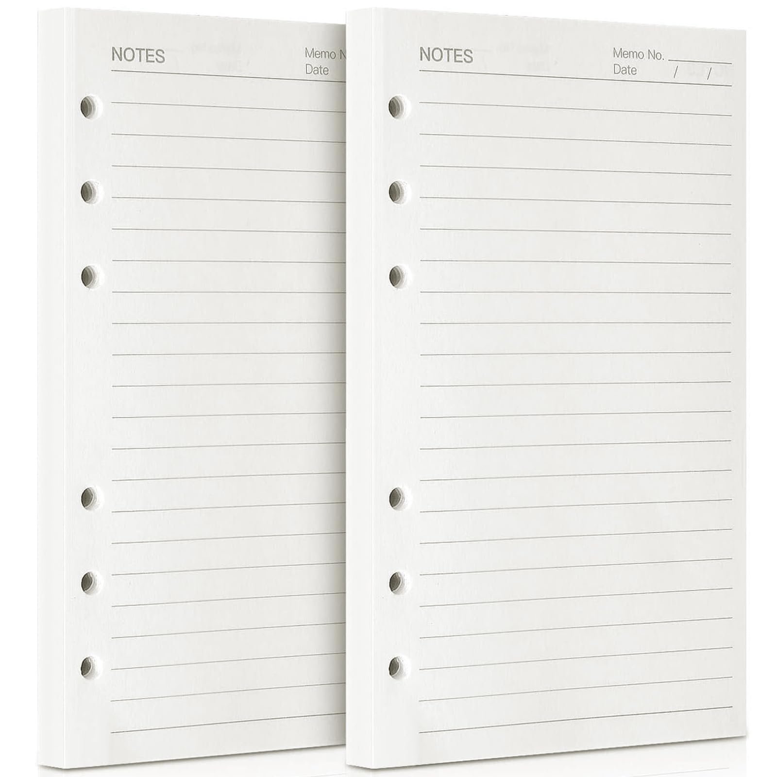 A6 Refill Paper, 320 Pages A6 Loose Leaf Paper 6 Hole Notebook Refills