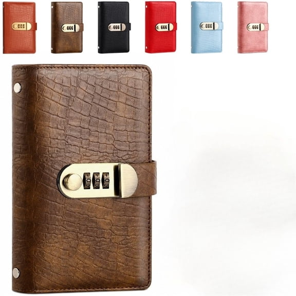 A6 Savings Notebook with Lock, Money Budget Binder Journal for Cash