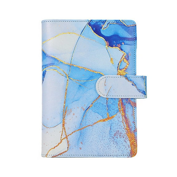 A6 Size Daily Documentation Notebook with PULeatherCover - for Financial Planning for Regular Use