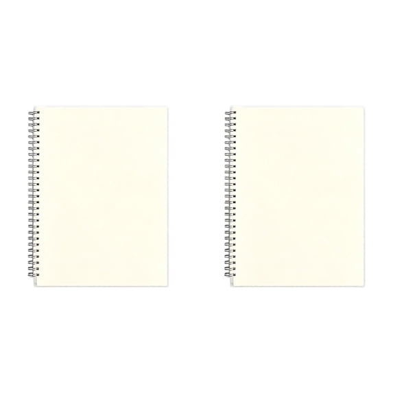 A6 Softcover Single Subject Spiral Notebook, 80 Sheets 160 Pages Journal Notepad, Bulk Wire Binding Notebook for Office Work, Daily Planner, Note Taking and School Documentation