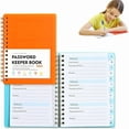 thumbnail image 1 of A6 Spiral Binding Password Keeper Books with A-Z Tabs, Password Keeper Notebook Coil Book Journal Notebook – Portable for Home, Office & Travel, 1 of 9