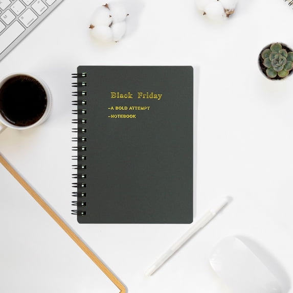 A6 Spiral Notebook with Thick Pages, 120 Pages of 9mm Grid Paper, Portable Size for Note-Taking, Ideal for Students or Daily Use