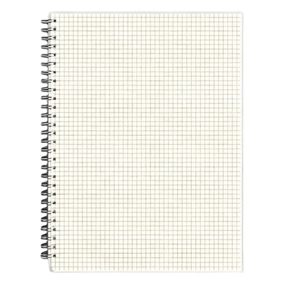 A6 Thickened Softcover Sewn Notebook, Oimcto Thickened Softcover with Great Wear Resistance & Soft Texture, Sewn Binding Prevents Page Loss, Lies Flat for Effortless Writing, Net, Beige, 1 Pc
