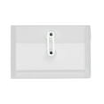 thumbnail image 1 of A6 Transparent File Bag Document Storage Folder with Button Closure Clear Plastic Envelope for Office home Organization, 1 of 4