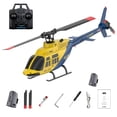 thumbnail image 1 of A60 Bell 1/42 Scale RC Helicopter with One-Key Takeoff/Landing, 2.4G 6CH 6G Gyro System RC Helicopter with Altitude Hold & Optical Flow for Beginners & Aviation Enthusiasts - RTF, 1 of 5