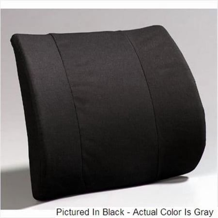 A6006GR Premium Lumbar- Flat Back molded foam-Gray