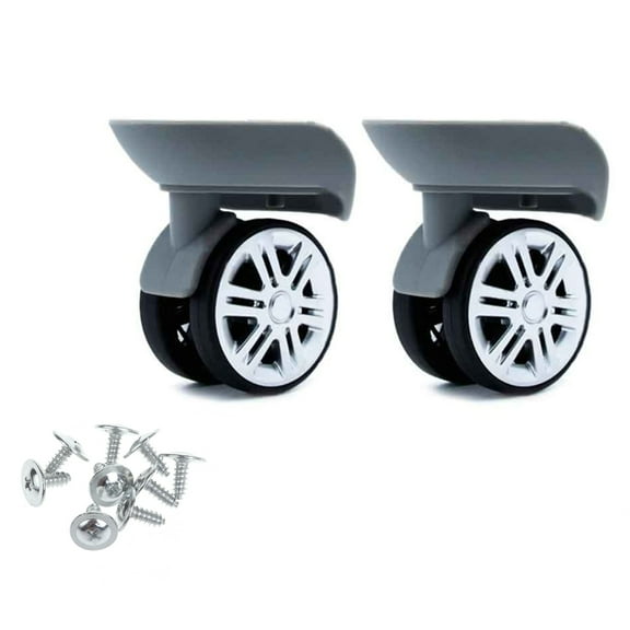A65 Luggage Wheels Suitcase Double Row Roller Hardware Repairing Kit 360° Spinner Casters Heavy Duty Wheel 1 Pair